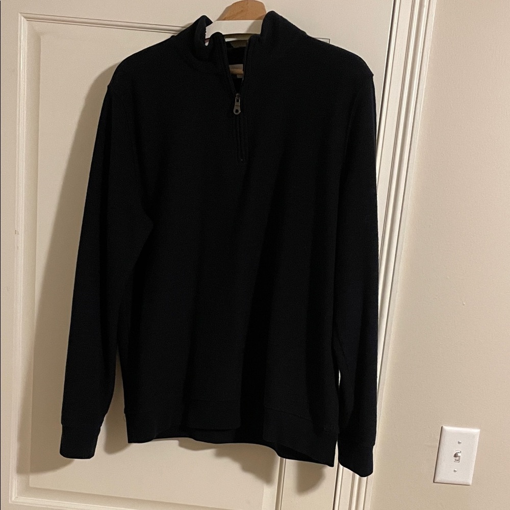 Goodfellow & Co Men's Dark Blue Zip-Up Sweater